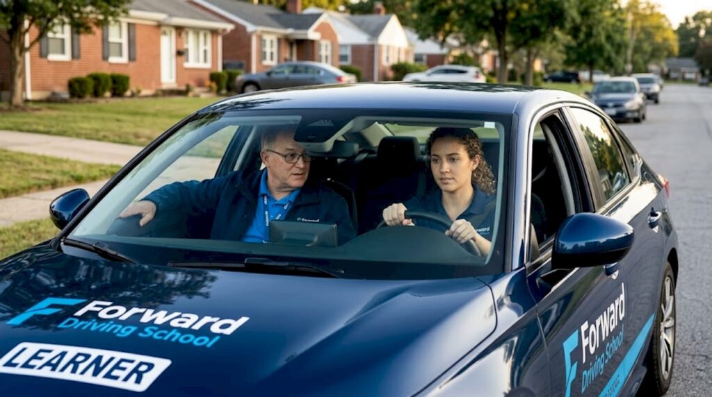 Parent and teen planning driver education costs